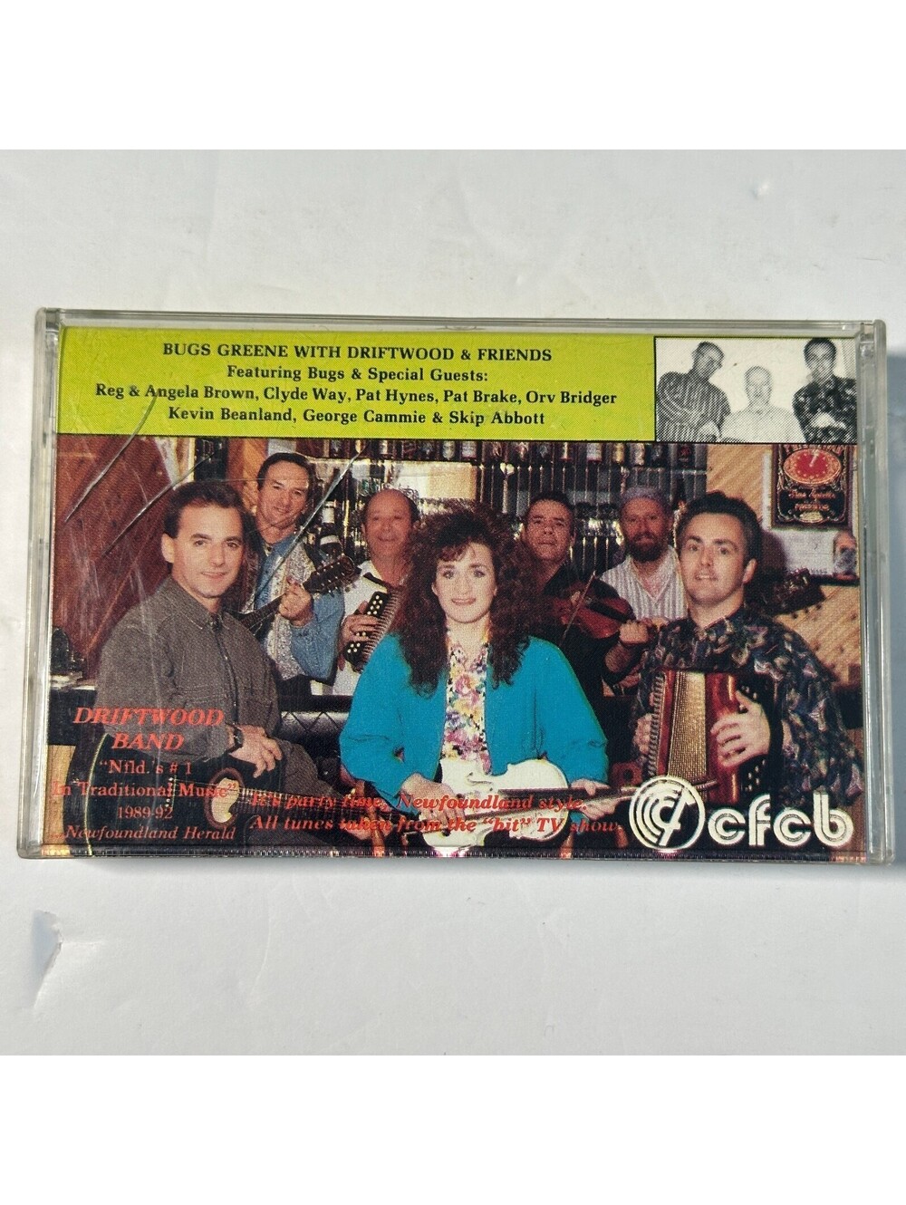 Bugs Greene Driftwood & Friends Cassette Newfoundland Folk Corner Brook 1992